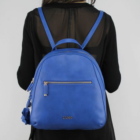 Bag Backpack Liu Jo Naigara blue nautical N18124 E0037