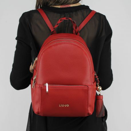 Bag backpack Liu Jo m backpack arizona cherry red