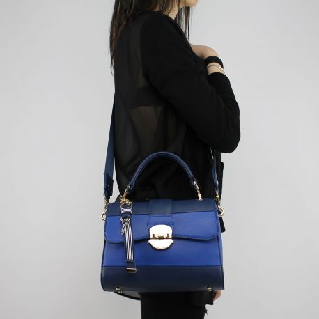 Shoulder bag Liu Jo top handle Kansas blue N18107 E0001