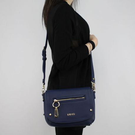 Bolso de hombro de Liu Jo Silla de Ohio azul N18195 E0037