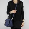 Shoulder bag Liu Jo Saddle Ohio blue N18195 E0037