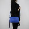 Sac à bandoulière Liu Jo Beauté Double Zip bleu N18130 E0037