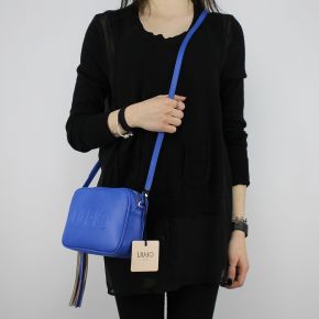 Sac à bandoulière Liu Jo Beauté Double Zip bleu N18130 E0037