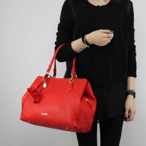 Borsa Shopping Liu Jo Satchel Niagara rossa N18123 E0037