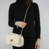 Shoulder bag Love Moschino ivory quilted with spring JC4021PP15LB0110