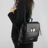 Backpack Love Moschino black ttapuntato with spring JC4023PP15LB0000