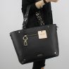 Bolsa de compras de Liu Jo Tote Ohio negro N18190 E0037