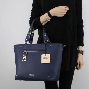 Bolsa de compras de Liu Jo Tote Ohio azul N18190 E0037