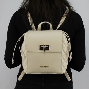 Backpack Love Moschino ivory quilted with spring JC4023PP15LB0110