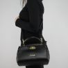 Tasche topcase Love Moschino-schwarze steppjacke mit wäscheklammer JC4024PP15LB0000