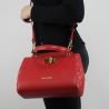 Borsa bauletto Love Moschino de color rojo acolchado con la primavera JC4024PP15LB0500