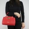 Borsa bauletto Love Moschino rouge matelassé avec le printemps JC4024PP15LB0500