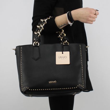 Shopping bag Liu Jo-Tasche Lovely You schwarze A18020 E0010