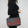 Bolso de Love Moschino logotipo negro juego JC4066PP15LH0000