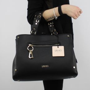 Bolsa de compras de Liu Jo Bolso de Ohio negro N18193 E0037