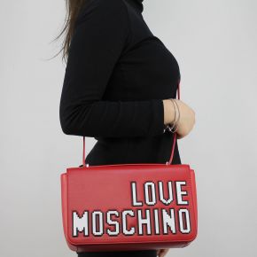 Borsa tracolla Love Moschino rossa logo game JC4066PP15LH0500