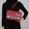 Sac à bandoulière marque Love Moschino logo rouge jeu JC4066PP15LH0500