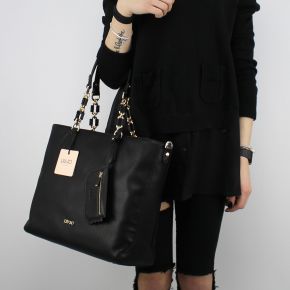 Shopping bag Liu Jo Satchel black Detroit A18003 E0027