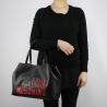 Shopping bag Love Moschino black logo game JC4067PP15LH0000