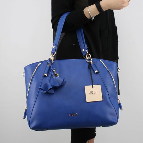 Sac Liu Jo Fourre-tout Niagara bleu nautique N18120 E0037