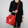 Bolsa de compras de Liu Jo Tote Niagara rojo N18120 E0037