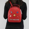 Zaino Love Moschino rosso logo game JC4070PP15LH0500