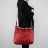 Sac seau sac Liu Jo m cordon de serrage belle vous rouge cerise