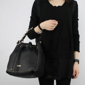 Sac seau sac Liu Jo m cordon de serrage belle noire