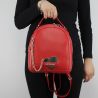 Backpack Love Moschino red heart metallic JC4075PP15LI0500