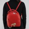 Backpack Love Moschino red heart metallic JC4075PP15LI0500