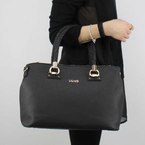 Bolsa de compras de Liu Jo Bolso de Manhattan negro A18081 E0499