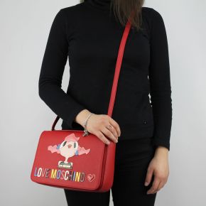 Umhängetasche-Love Moschino rote bambolina JC4088PP15LK0500