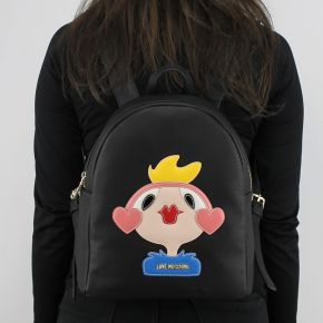 Rucksack Love Moschino-schwarz mit bambolina JC4089PP15LK0000