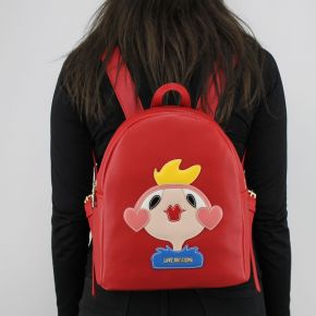 Rucksack Love Moschino rot mit bambolina JC4089PP15LK0500