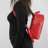 Backpack Love Moschino red with black heart JC4110PP15LT0500