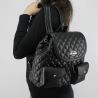 Backpack Love Moschino black quilted JC4213PP05KA000B