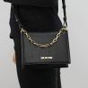 Sac à bandoulière marque Love Moschino noir avec chaîne en or JC4351PP05K7000B