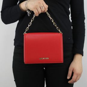 Bolso de Love Moschino rojo con cadena de oro JC4351PP05K70500