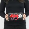 Portafoglio Love Moschino nero con cuore rosso JC5504PP15LT0000