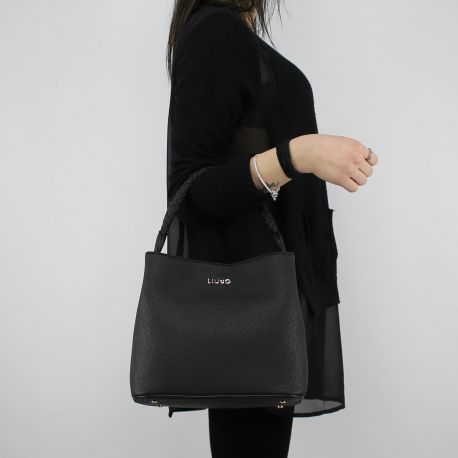 Bag bucket bag Liu Jo Drawstring Manhattan black A18101 E0499