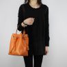 Bag bucket bag Liu Jo Drawstring Hawaii orange and soy