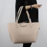 Bolsa de compras reversible Patrizia Pepe el beige y el negro 2V5452 AV63