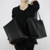 Shopping bag reversible Patrizia Pepe black and gold 2V5452 AV63
