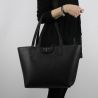 Sac Shopping réversible Patrizia Pepe noir et or 2V5452 AV63