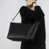 Sac Shopping réversible Patrizia Pepe noir et or 2V5452 AV63