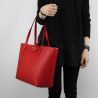 Bolsa de compras reversible Patrizia Pepe rojo y rosa 2V5452 AV63