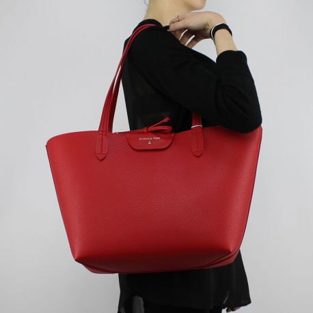 Shopping bag reversible Patrizia Pepe red and pink 2V5452 AV63