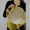 Sac Shopping réversible Patrizia Pepe jaune pearl 2V5452 AV63