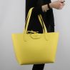 Bolsa de compras reversible Patrizia Pepe perla amarilla 2V5452 AV63