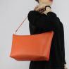 Shopping bag reversible Patrizia Pepe orange and military green 2V5452 AV63